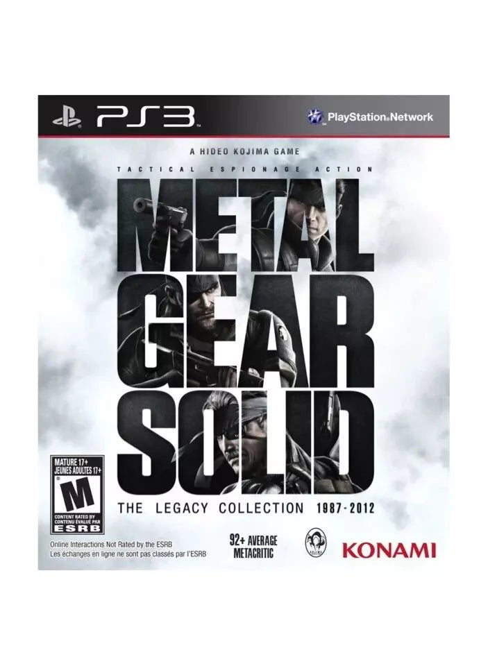 Metal Gear Solid: Legacy Collection PS3