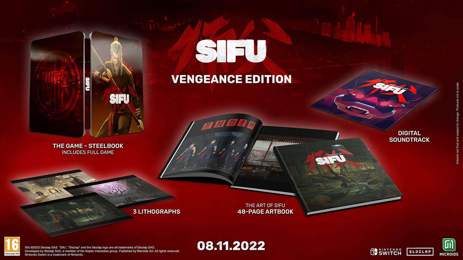 SIFU Vengeance Edition Nintendo Switch